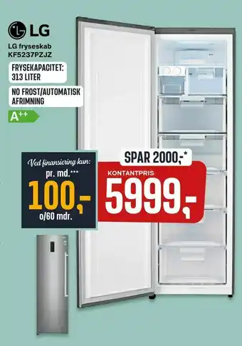 LG fryseskab KF5237PZJZ