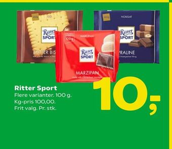 Coop 365 Ritter Sport tilbud