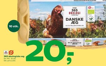 Coop 365 365 økologiske æg tilbud