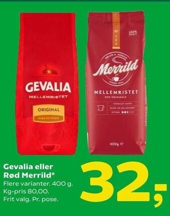 Coop 365 Gevalia eller Rød Merrild tilbud