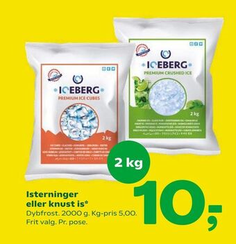 Coop 365 Isterninger eller knust is tilbud