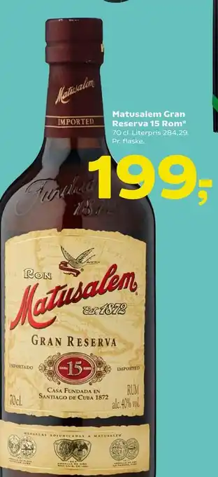 Matusalem Gran Reserva 15 Rom