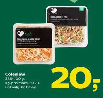 Coop 365 Coleslaw tilbud