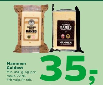 Coop 365 Mammen Guldost tilbud