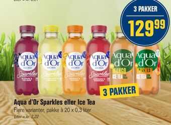 Otto Duborg Aqua d'Or Sparkles eller Ice Tea tilbud