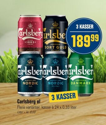 Otto Duborg Carlsberg øl tilbud