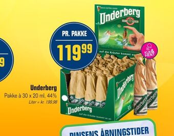 Otto Duborg Underberg tilbud