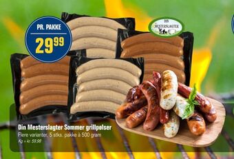 Otto Duborg Din Mesterslagter Sommer grillpølser tilbud