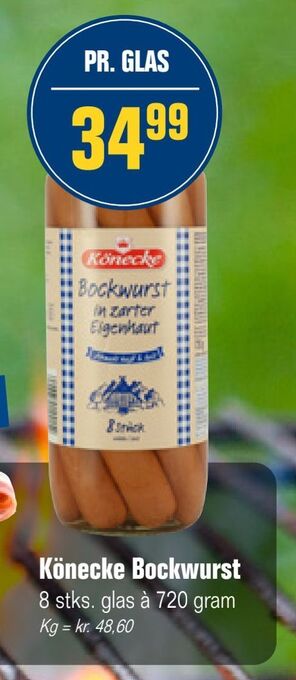 Otto Duborg Könecke Bockwurst tilbud