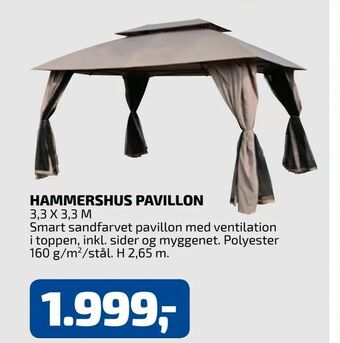 Davidsen Hammershus pavillon tilbud