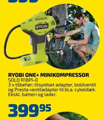 Davidsen Ryobi one+ minikompressor tilbud