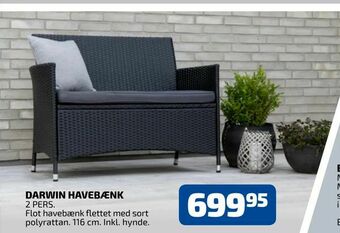 Darwin havebænk