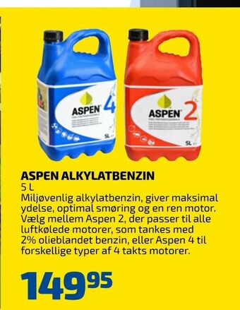 Aspen alkylatbenzin