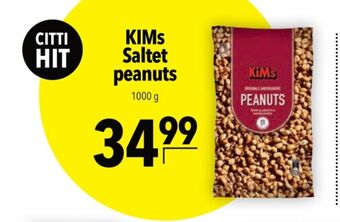 Citti Kims peanuts tilbud