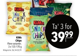 Citti Kims chips tilbud