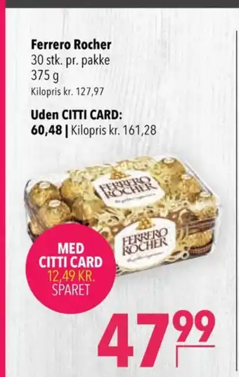 Citti Ferrero rocher dessertchokolade tilbud