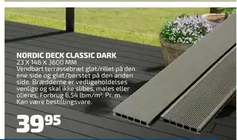 Davidsen Nordic deck classic dark tilbud