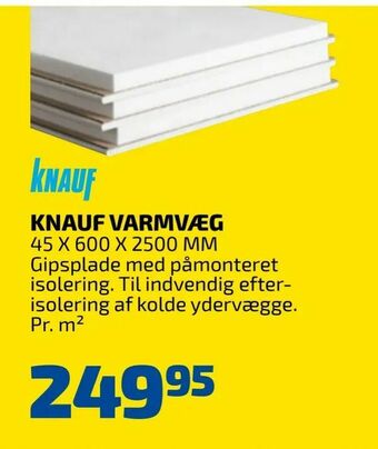 Davidsen Knauf varmvæg tilbud