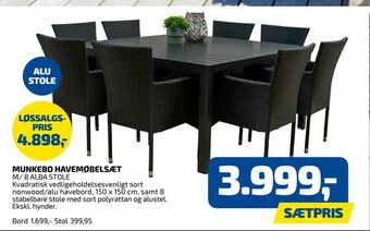 Davidsen Munkebo havemøbelsæt tilbud