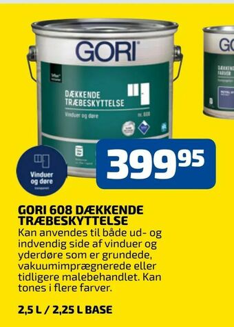 Davidsen Gori 608 dækkende træbeskyttelse tilbud