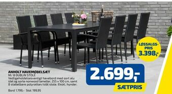 Davidsen Anholt havemøbelsæt tilbud