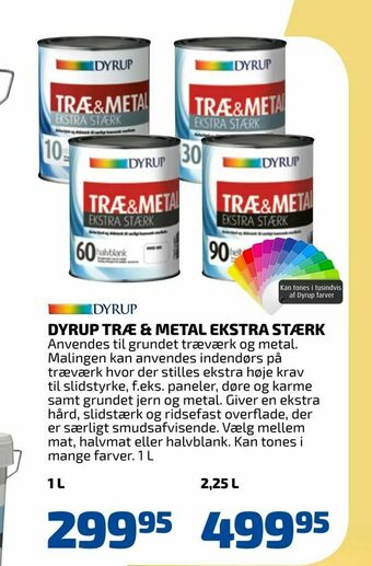 Dyrup træ & metal ekstra stærk