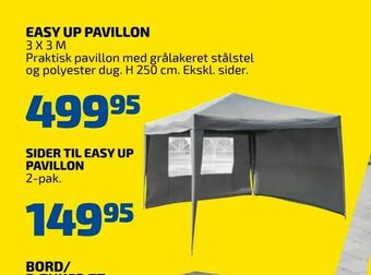 Davidsen Easy up pavillon tilbud