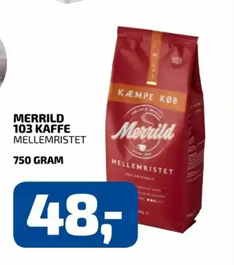 Davidsen Merrild 103 kaffe tilbud