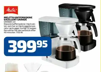 Melitta kaffemaskine excellent grande