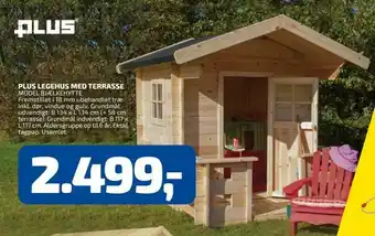 Davidsen Plus legehus med terrasse tilbud