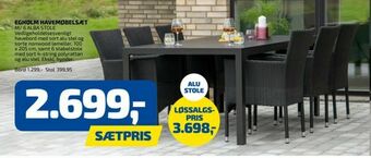 Davidsen Egholm havemøbelsæt tilbud