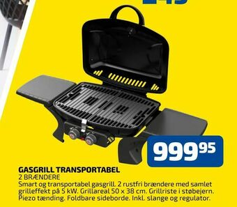 Davidsen Gasgrill transportabel tilbud