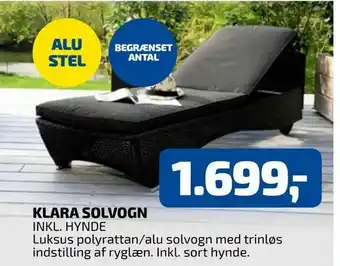 Davidsen Klara solvogn tilbud