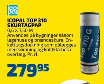 Icopal top 310 skurtagpap