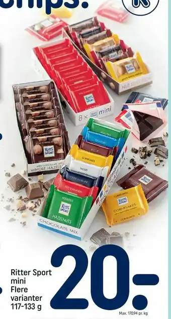 REMA 1000 Ritter Sport mini tilbud