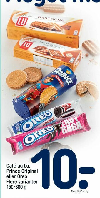 REMA 1000 Café au Lu, Prince Original eller Oreo tilbud