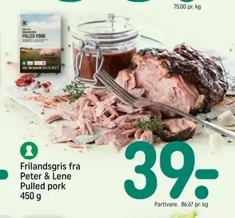 REMA 1000 Frilandsgris fra Peter & Lene Pulled pork tilbud