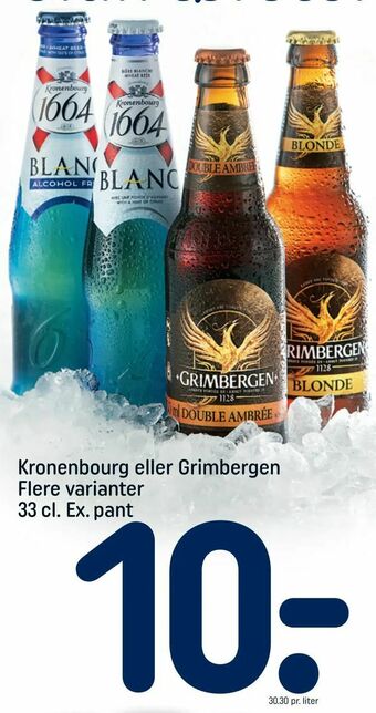 REMA 1000 Kronenbourg eller Grimbergen tilbud