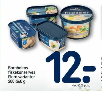 REMA 1000 Bornholms fiskekonserves tilbud