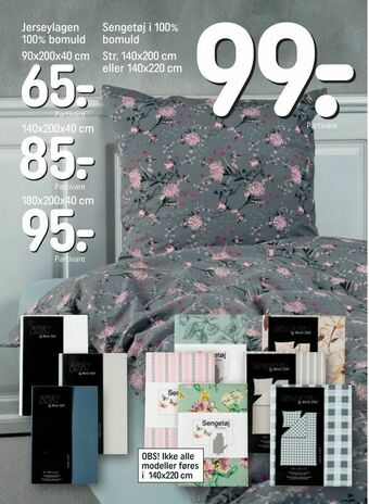 Jerseylagen 100% bomuld