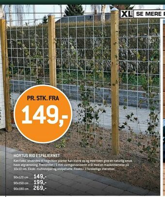 XL-BYG Hortus rio espaliernet tilbud