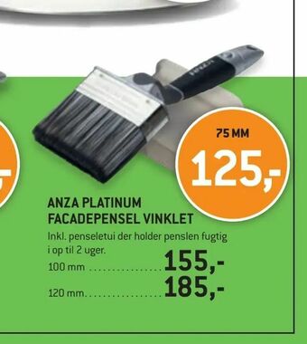 XL-BYG Anza platinum facadepensel vinklet tilbud