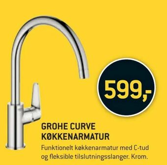 XL-BYG Grohe curve køkkenarmatur tilbud