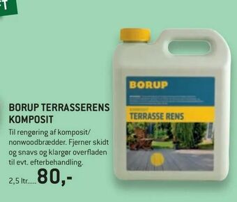 XL-BYG Borup terrasserens komposit tilbud