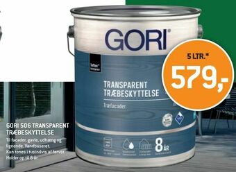 XL-BYG Gori 506 transparent træbeskyttelse tilbud
