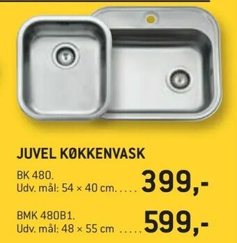 XL-BYG Juvel køkkenvask tilbud
