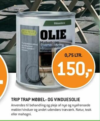 XL-BYG Trip trap møbel- og vinduesolie tilbud
