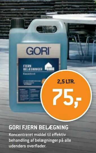 Gori fjern belægning
