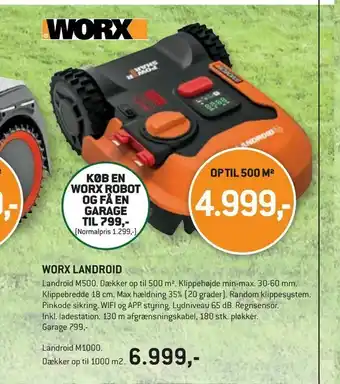 XL-BYG Worx landroid tilbud