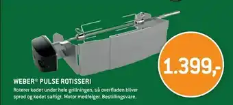 XL-BYG Weber® pulse rotisseri tilbud